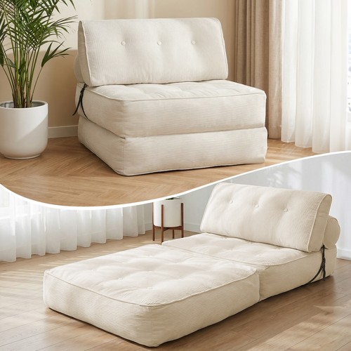 Single folding sofa bed - single,