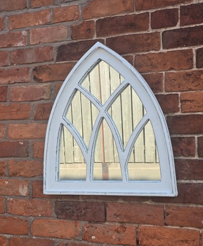 Mirror white gothic arched - gothic,