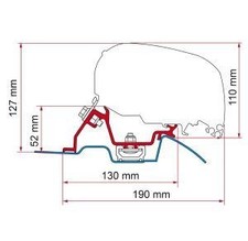 Fiamma F80/F65 Adapter Kit