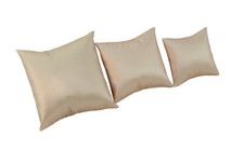 Steel Pink Leatherette Pillow