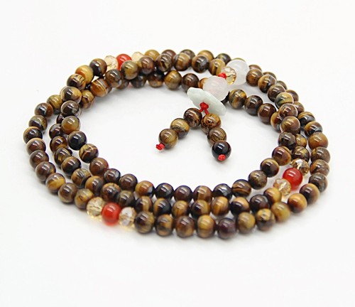 Buddhist 108 beads tiger eye - buddhist,