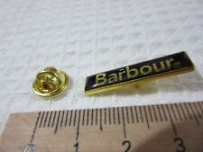 BARBOUR GREEN & GOLD PIN BADGE