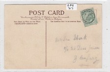 Fife AUCHTERMUCHTY S. O.  small single  Ring P/M 1905 / Couple in wood on back