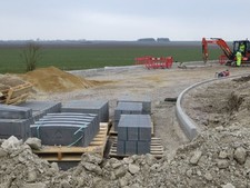 Photo 6x4 Kerbstones on the