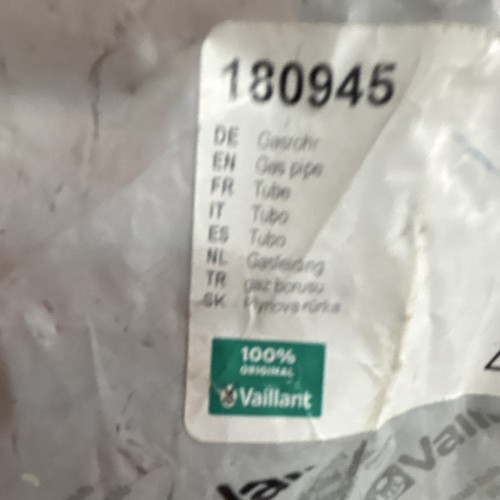 Vaillant gas pipe 180945 - gas,