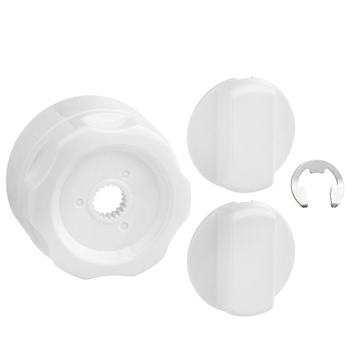 White control knob kit - knob, for