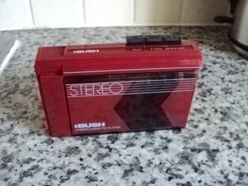Rare retro bush red stereo - rare,