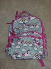 Girls Unicorn Backpack Rainbow Rucksack for School
