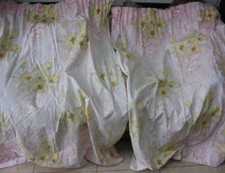 pair of Vintage floral cotton