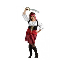 PIRATE GIRL 🏴‍☠️🦜⚓️ - PLUS SIZE Fancy Dress Costume - 🥰🦜⚓️