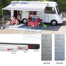 FIAMMA F45S AWNING WIND ROLL OUT SUN CANOPY BLUE/GREY CAMPERVAN MOTORHOME VAN