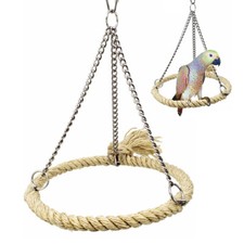 UK Rope Ring Swing Toys Budgie