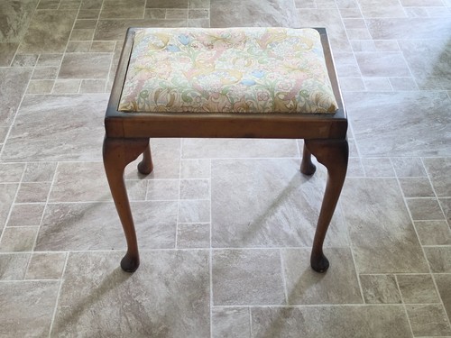 Vintage dressing table stool - vintage,