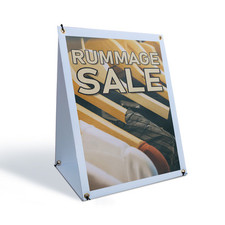 Rummage Sale A-Frame Sidewalk