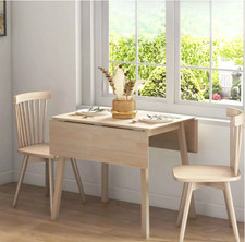 Wooden drop leaf dining table - drop,