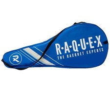 RAQUEX Racket Bag Cover Holder for Tennis Squash Badminton Rackets Zipped Pocket