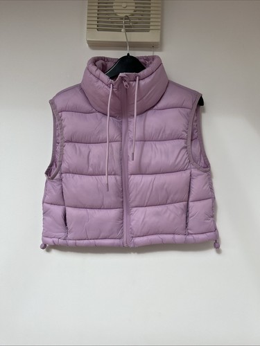Zara cropped lilac gilet - zara,