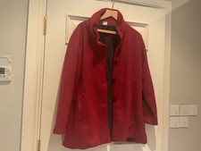 Gabriella Vicenza Collection Women's Red Coat Size uk 14 fully lined