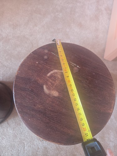 Pair solid mango wood side - wood,