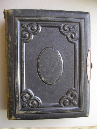 Victorian leather bound - leather,