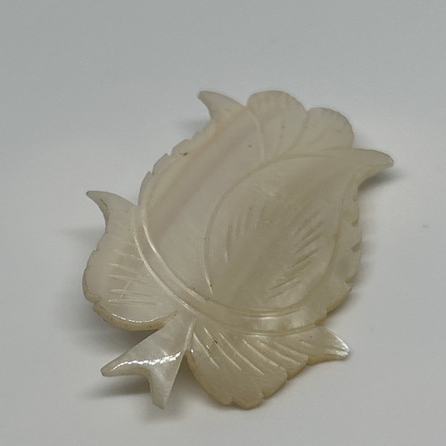 Vintage carved mother pearl - vintage,