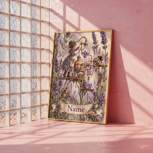Lavender fairy poster - fairy,