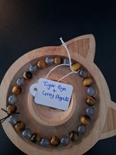 Tigers Eye and Grey Agate