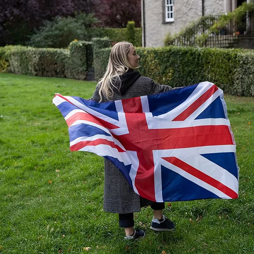Printed union jack flag - union,