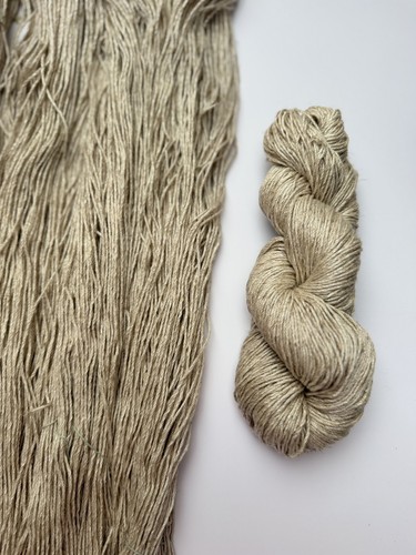 Natural flax linen viscose