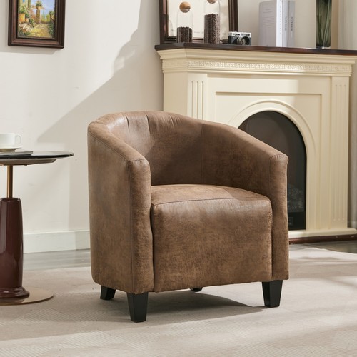 Bronzing fabric tub chair - fabric,