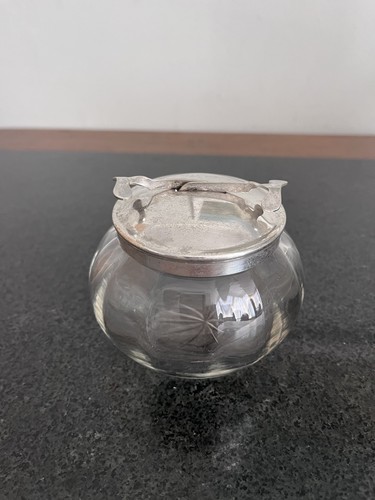 Vintage glass sugar - vintage,