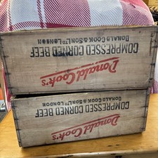 Donald Cook’s Corned Beef Packing Crate Original.