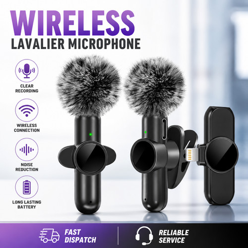 Wireless lavalier microphone - wireless,