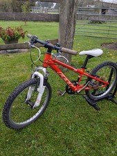 Black/Red Felt Child's Mountain Bike Used