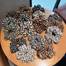 Extra Large Oversized Cotton Strong Elastic Scrunchies Hair bobble Bands UK