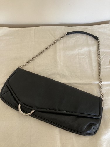Lancel leather pouch clutch - leather,