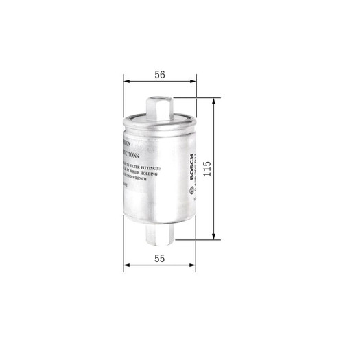 Bosch fuel filter - fuel, fits