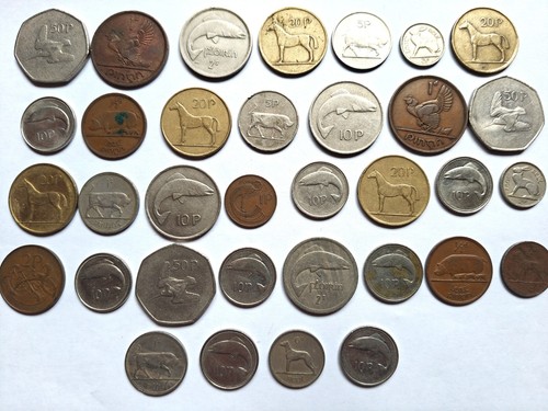 Old irish coin - old,