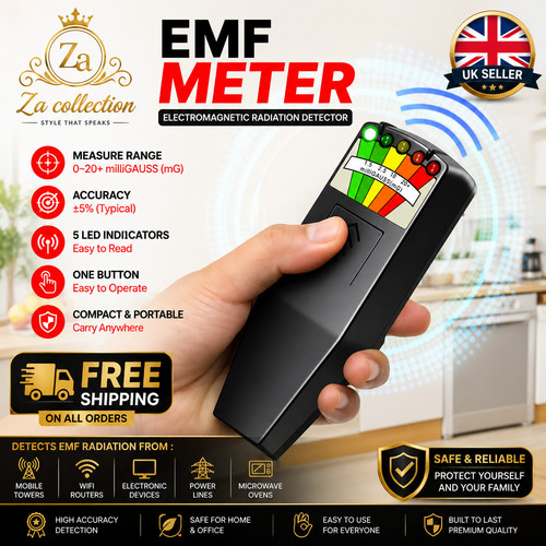 Led emf meter magnetic - led, field