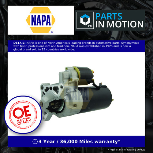 Starter motor fits - starter, bx