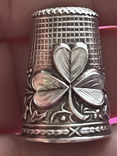 Vintage silver shamrock - vintage,