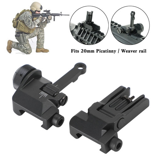 Folding back iron sight - back,