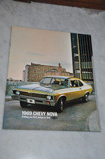 3 brochures 69 Nova, 71 Nova