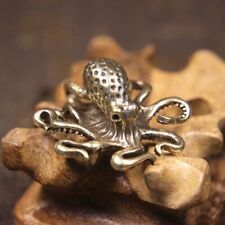 Mini Brass Octopus Sculpture