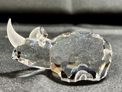 Swarovski crystal rhinoceros - swarovski,