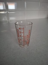 Vintage Glass Measuring Cup, Tea/Tablespoons.  Made in France