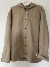 TED BAKER Mens Shaket Size UK 5 (XL) Beige Hooded Lightweight Jacket