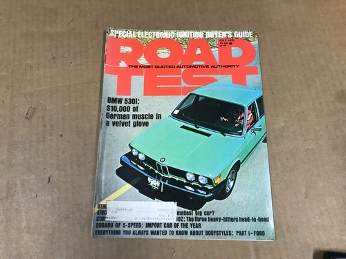 Vintage road test magazine - road,
