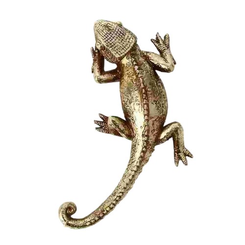 Gecko wall decor resin art - gecko,