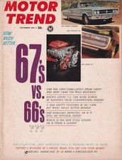 Motor Trend September 1966 –